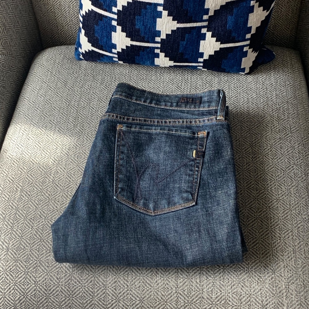 Dark Dye Kelly Jean #001 Stretch Low Waist BootLeg